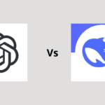 Comparación entre los logotipos de ChatGPT y DeepSeek, destacando la competencia entre ambos modelos de inteligencia artificial.