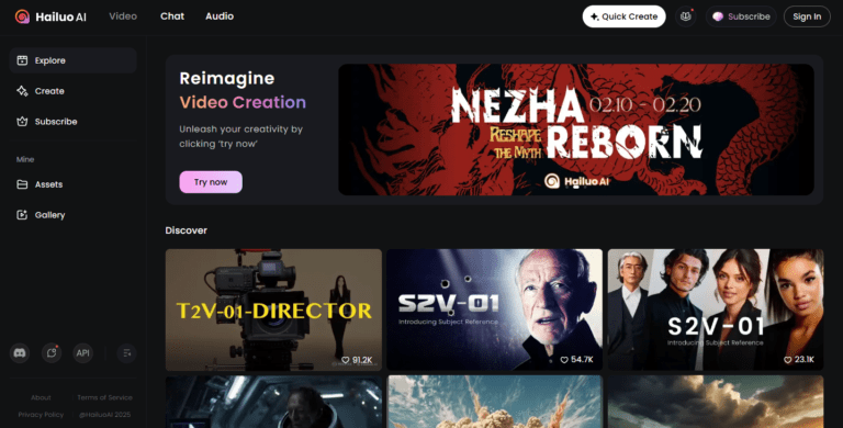 Hailou AI videos gratis: Creación de Videos con Inteligencia Artificial
