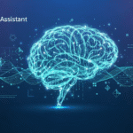 Representación digital de un cerebro artificial con líneas y nodos tecnológicos, simbolizando a Claude Opus 4.1 como asistente de programación basado en inteligencia artificial.