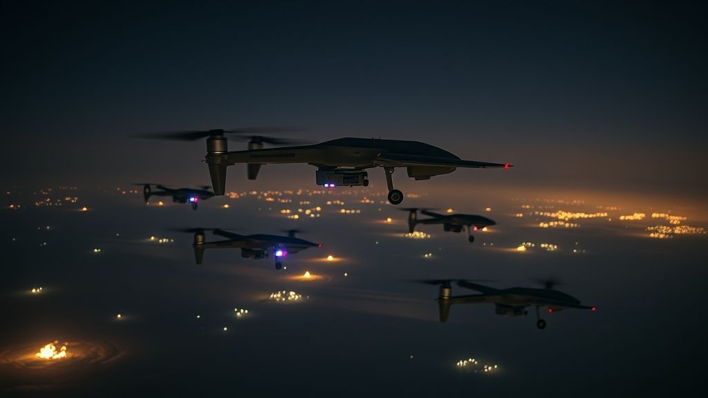 drones rusos, drones kamikaze, Shahed-136, Geran-2, IA en drones, defensa aérea, guerra con drones, tecnología militar rusa, innovación tecnológica, seguridad europea