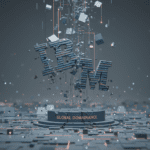 Gráfico bursátil mostrando la caída histórica de IBM tras el anuncio de Anthropic