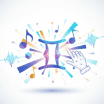 Interfaz de usuario de smartphone mostrando el proceso para generar música con Gemini a partir de un video