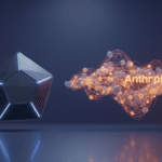 Gráfico conceptual que ilustra el conflicto del Pentágono contra Anthropic con Pete Hegseth y Dario Amodei enfrentados sobre un fondo de código digital militar.