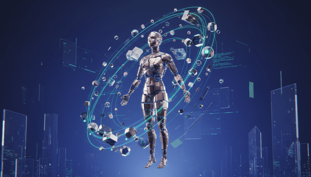 Gráfico que muestra la arquitectura de ServiceNow Autonomous Workforce y sus especialistas de IA