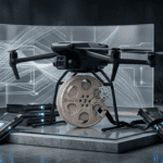 Imagen conceptual de un dron y hardware tecnológico de OpenAI, ilustrando el colapso estratégico y el cierre de Sora en el mercado de la IA.