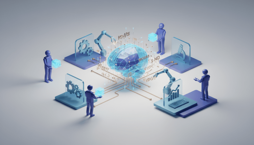 Yolanda Díaz exponiendo en Bruselas las medidas sobre la inteligencia artificial en el mercado laboral.