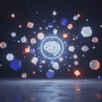 Diagrama de arquitectura del modelo Uni-1 mostrando la Inteligencia Unificada de Luma AI procesando texto y vídeo simultáneamente.