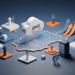 Mapa de la nueva inversión de AWS en España mostrando los centros de datos en Aragón y la expansión de infraestructura de IA