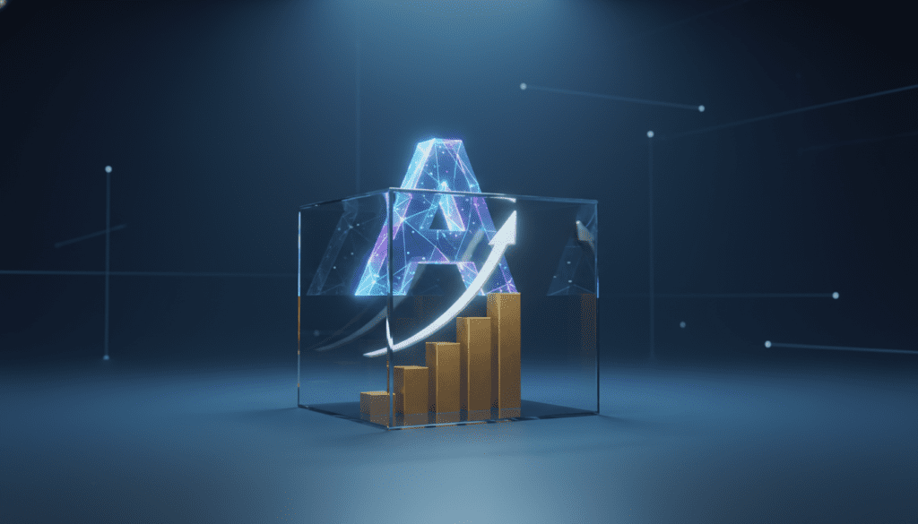 Gráfico financiero mostrando la valoración para la IPO de Anthropic en Wall Street